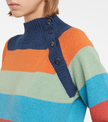 Lupetto Wharton striped cashmere sweater | Loro Piana