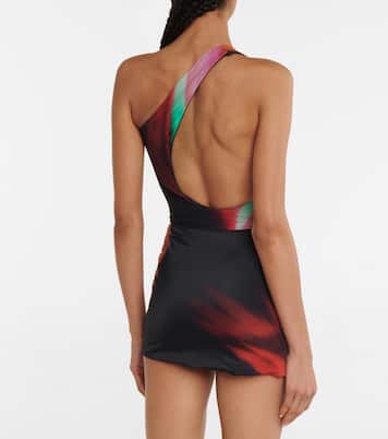Double Ring printed miniskirt | Louisa Ballou