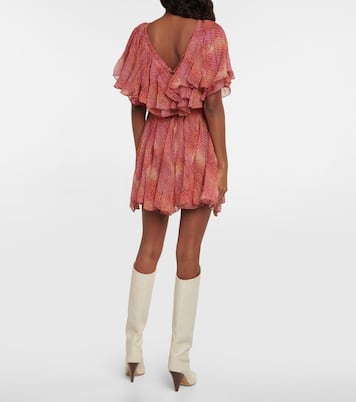 Amelie printed silk chiffon minidress | Isabel Marant
