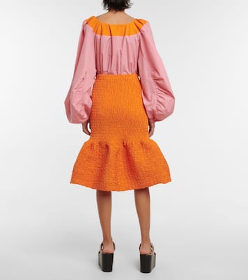 Jupe midi en coton | Dries Van Noten
