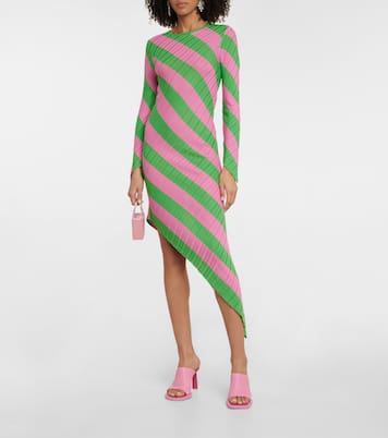 Adon silk ribbed-knit midi dress | Petar Petrov