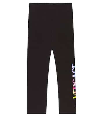 Printed jersey leggings | Versace Kids