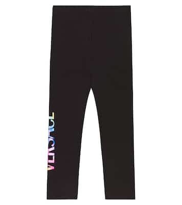 Printed jersey leggings | Versace Kids