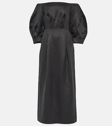 Robe midi Majano à encolure bardot en lin | Gabriela Hearst