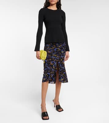 Jersey Talley de punto acanalado | Diane von Furstenberg