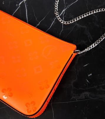 Clutch Loubila in pelle con stampa | Christian Louboutin