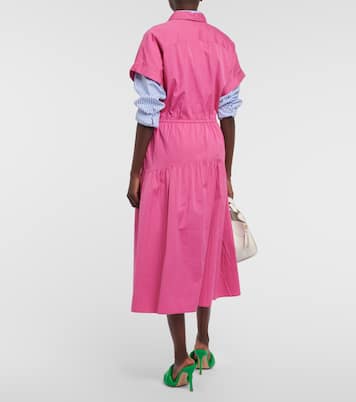 Drawstring cotton shirt dress | Polo Ralph Lauren
