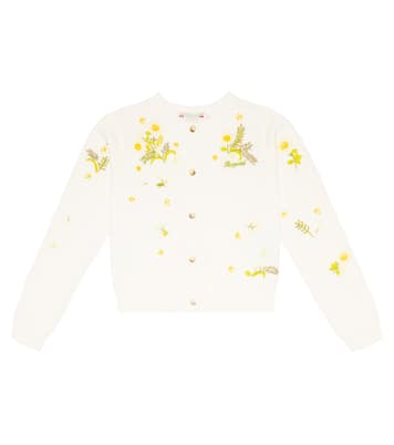 Cardigan Toesie in cotone con ricamo | Bonpoint