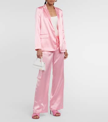 Blazer Astara en soie | LoveShackFancy