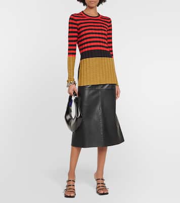 Jersey Slinky White Label a rayas | Proenza Schouler