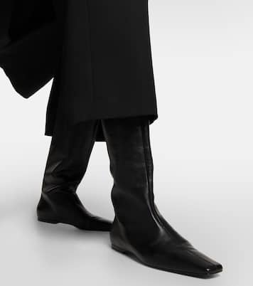Botas altas Bette de piel | The Row