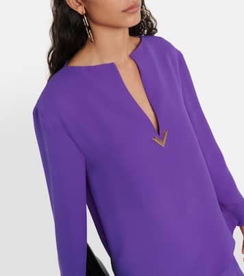 Bluse Cady Couture aus Seide | Valentino