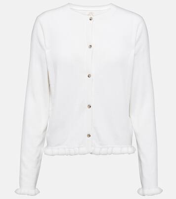 Ruffled cashmere and wool cardigan | Jardin des Orangers