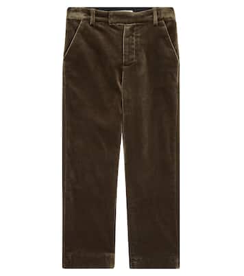 Timote velvet straight pants | Bonpoint