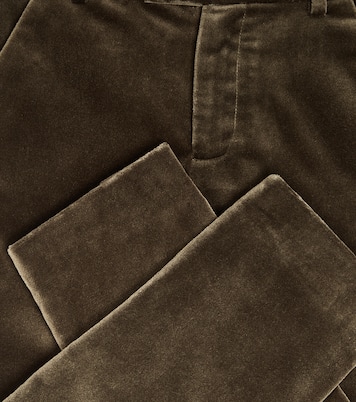 Timote velvet straight pants | Bonpoint