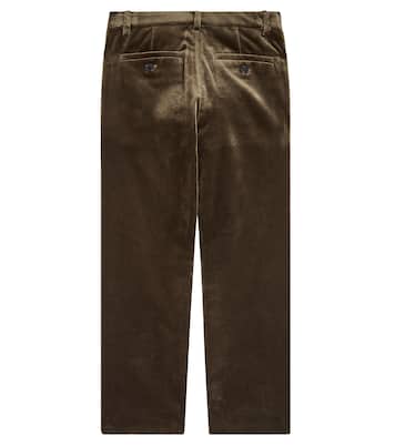 Timote velvet straight pants | Bonpoint