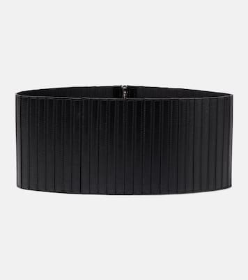 Ceinture en cuir à rayures | Alaïa