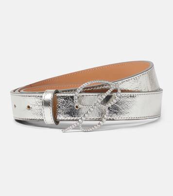 Cintura in pelle metallizzata | Blumarine