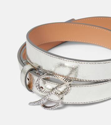Cintura in pelle metallizzata | Blumarine