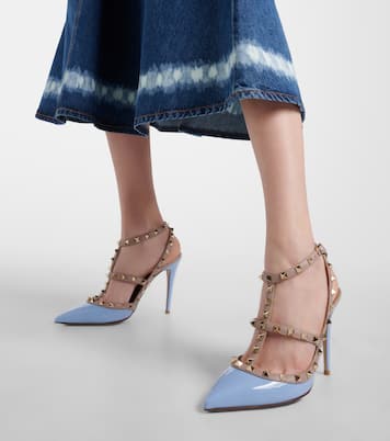 Salones Rockstud de charol | Valentino Garavani