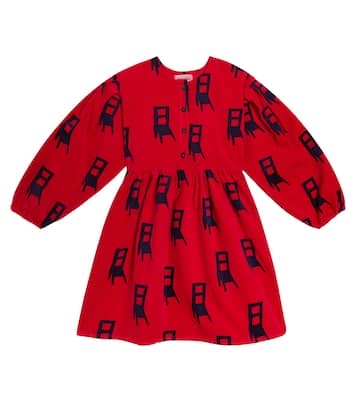 Kleid Have A Seat aus Samt | Bobo Choses