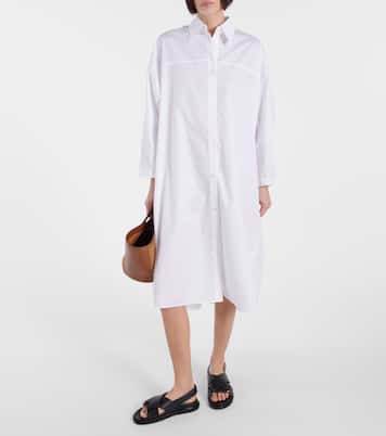 Abito chemisier in popeline di cotone | Marni