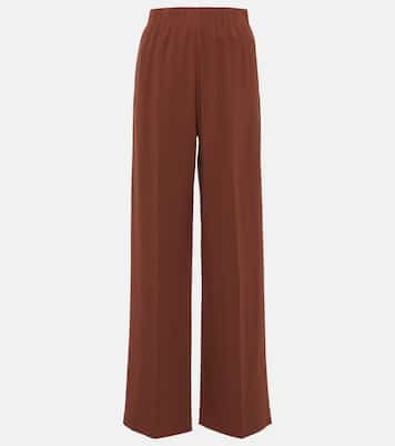Weite High-Rise-Hose Maud aus Lamé | Fforme