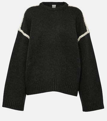 Embroidered wool and cashmere sweater | Toteme