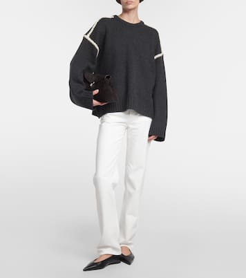 Embroidered wool and cashmere sweater | Toteme