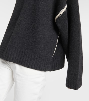 Embroidered wool and cashmere sweater | Toteme