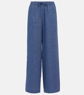 Weite Hose Graysen aus Leinen | Loro Piana