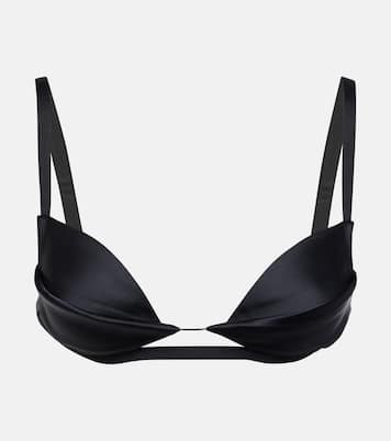 Brassière Double Petal en satin | Nensi Dojaka