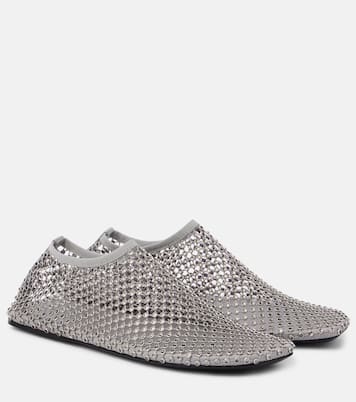 Slip-Ons Minette mit Kristallen | Christopher Esber