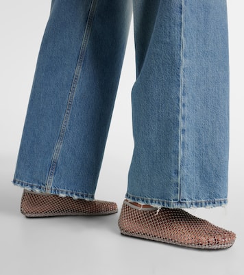 Slip-Ons Minette mit Kristallen | Christopher Esber