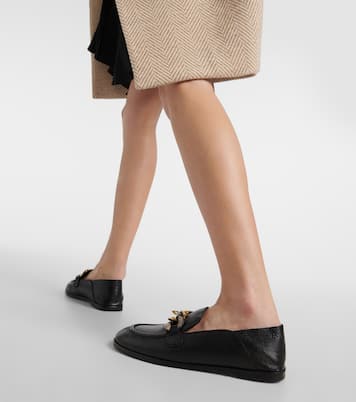 Chain Line leather loafers | See By Chloé