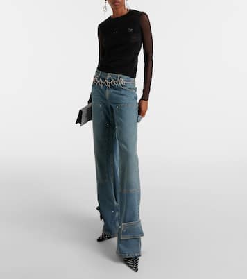 Jean droit à taille basse | Blumarine