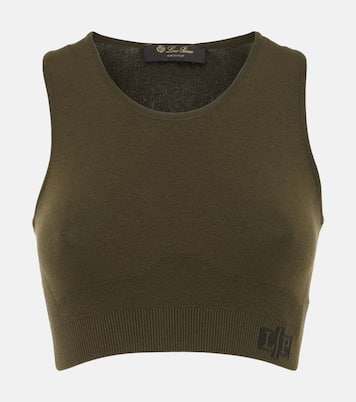 Brassière de sport en soie mélangée | Loro Piana