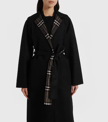 Cappotto a portafoglio in lana | Burberry