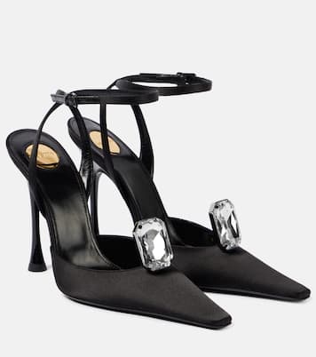 Escarpins Harlow 110 en satin | Saint Laurent