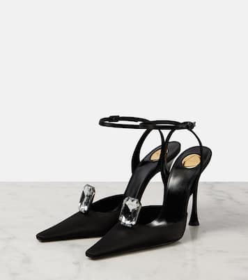 Escarpins Harlow 110 en satin | Saint Laurent