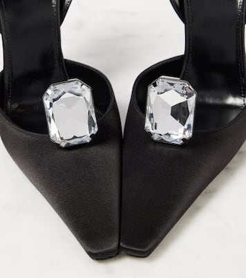 Escarpins Harlow 110 en satin | Saint Laurent