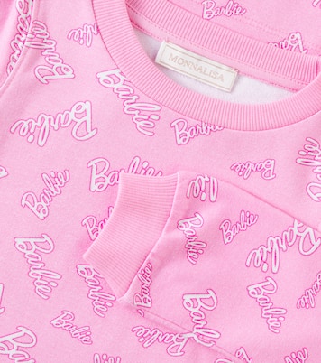 x Barbie® - Abito in jersey di misto cotone | Monnalisa