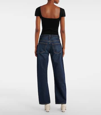Jean ample Kerrie à taille mi-haute | Khaite