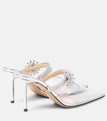 Verzierte Pumps Crystal Flower | Mach & Mach