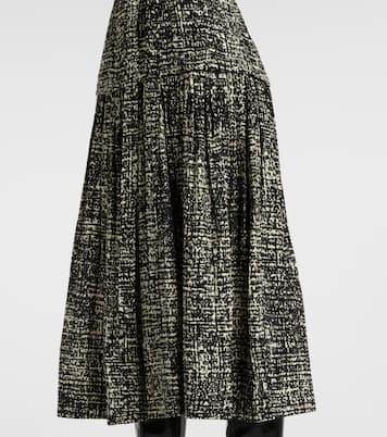 Robe midi Harlow imprimée en crêpe | Proenza Schouler