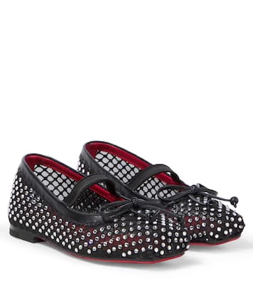 Baballet embellished ballet flats | Christian Louboutin Kids