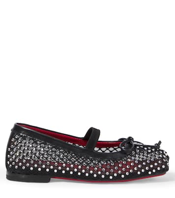 Baballet embellished ballet flats | Christian Louboutin Kids