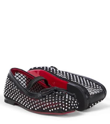 Baballet embellished ballet flats | Christian Louboutin Kids