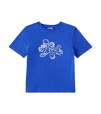 T-shirt Gabin in jersey di cotone con stampa | Vilebrequin Kids