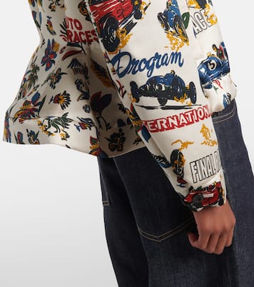 Giacca blouson con stampa | Sacai